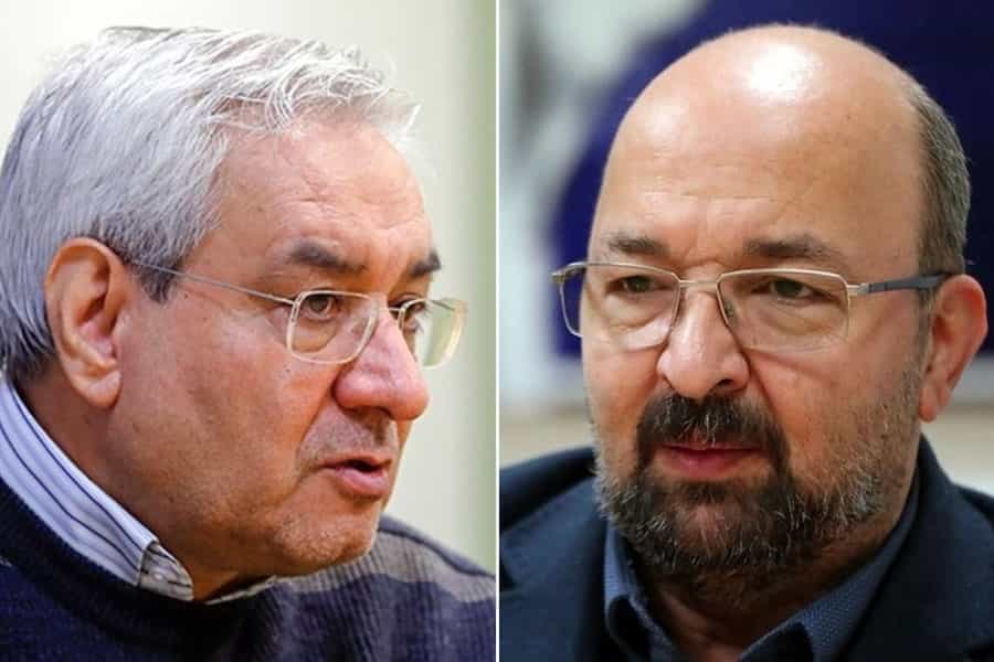 تصویری از چهره‌های جواد امام و ابراهیم‌ اصغرزاده