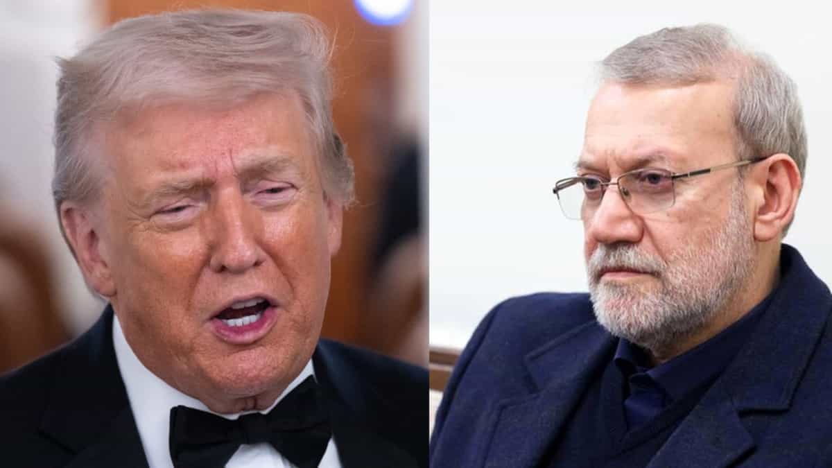 علی لاریجانی و دونالد ترامپ