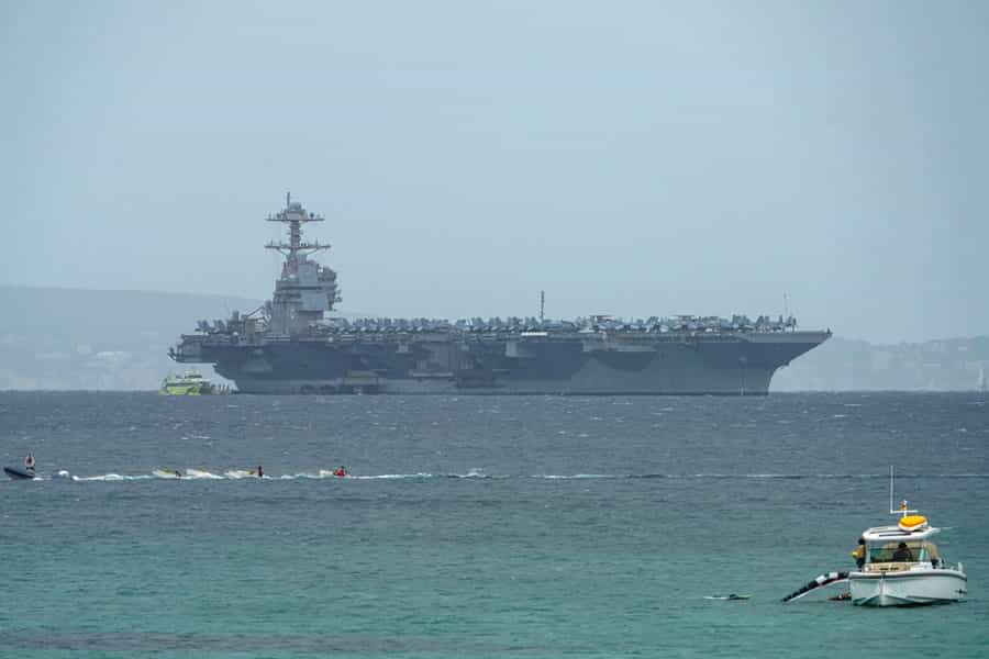 تصویری از ناو هواپیمابر یواس‌اس جرالد آر. فورد