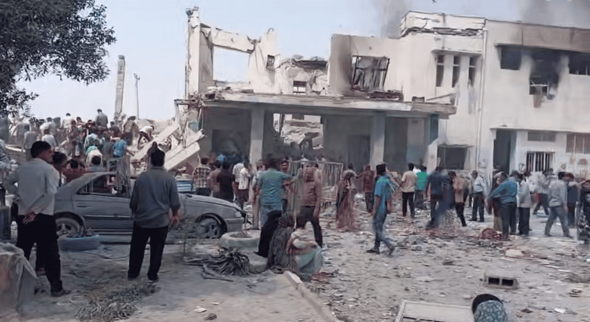 حمله به مدرسه در میناب