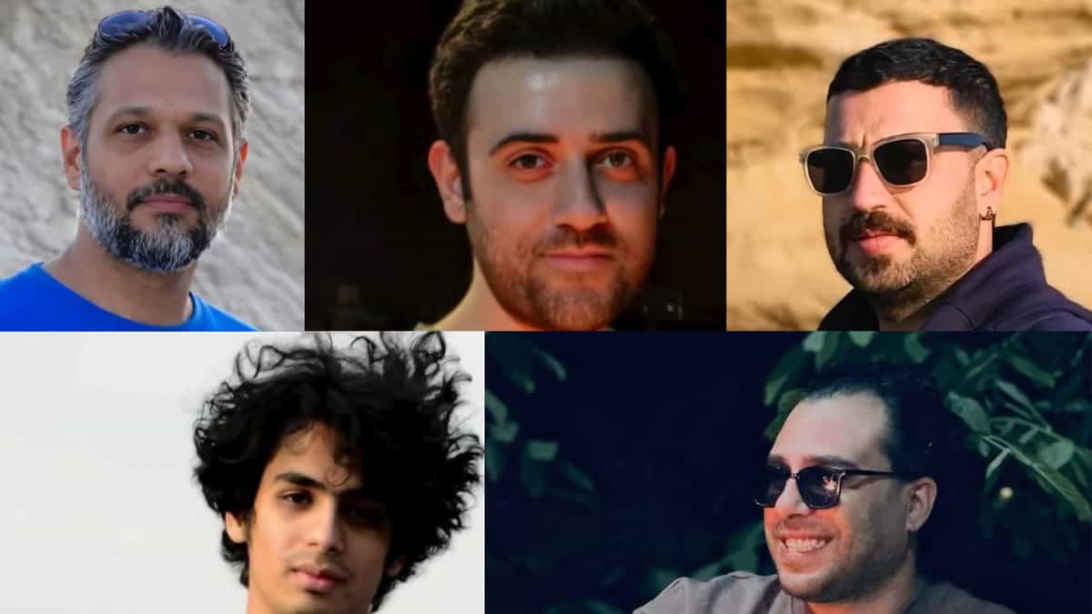 پیام فریدیان، سپهر کوشکباغی، عرفان طباطبایی، ربیع مالکی و نوید ذره‌بین