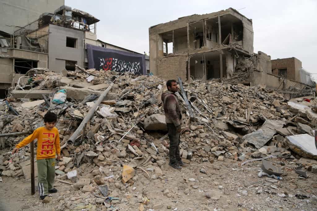 : نمایی از ویرانی‌های گسترده در مناطق جوادیه و بریانک در نتیجه حملات آمریکا و اسرائیل در تهران