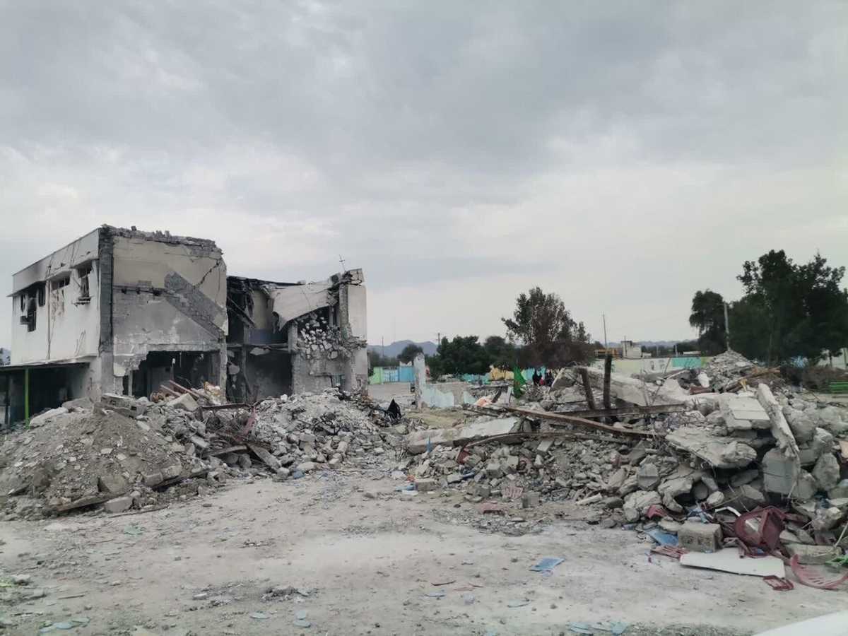 ویرانه مدرسه میناب