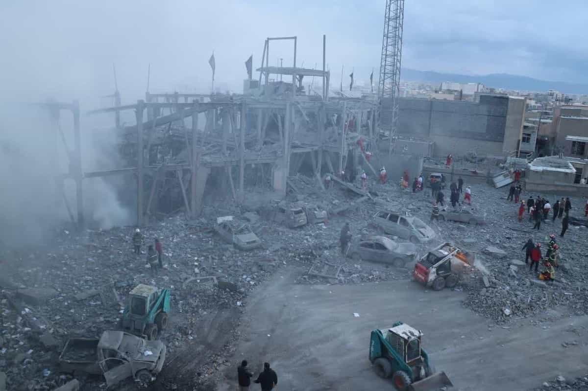 حسینیه ویران شده زنجان