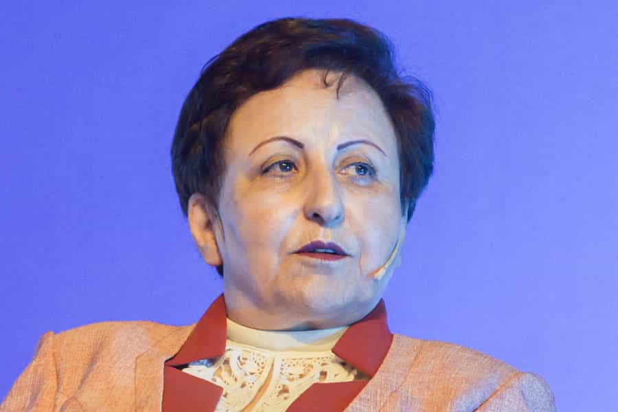 تصویری از چهره شیرین عبادی