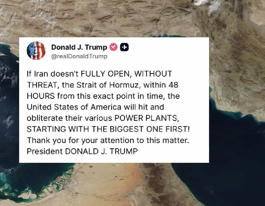 تنگه هرمز و تهدید ترامپ (۲۲ مارس ۲۰۲۶)