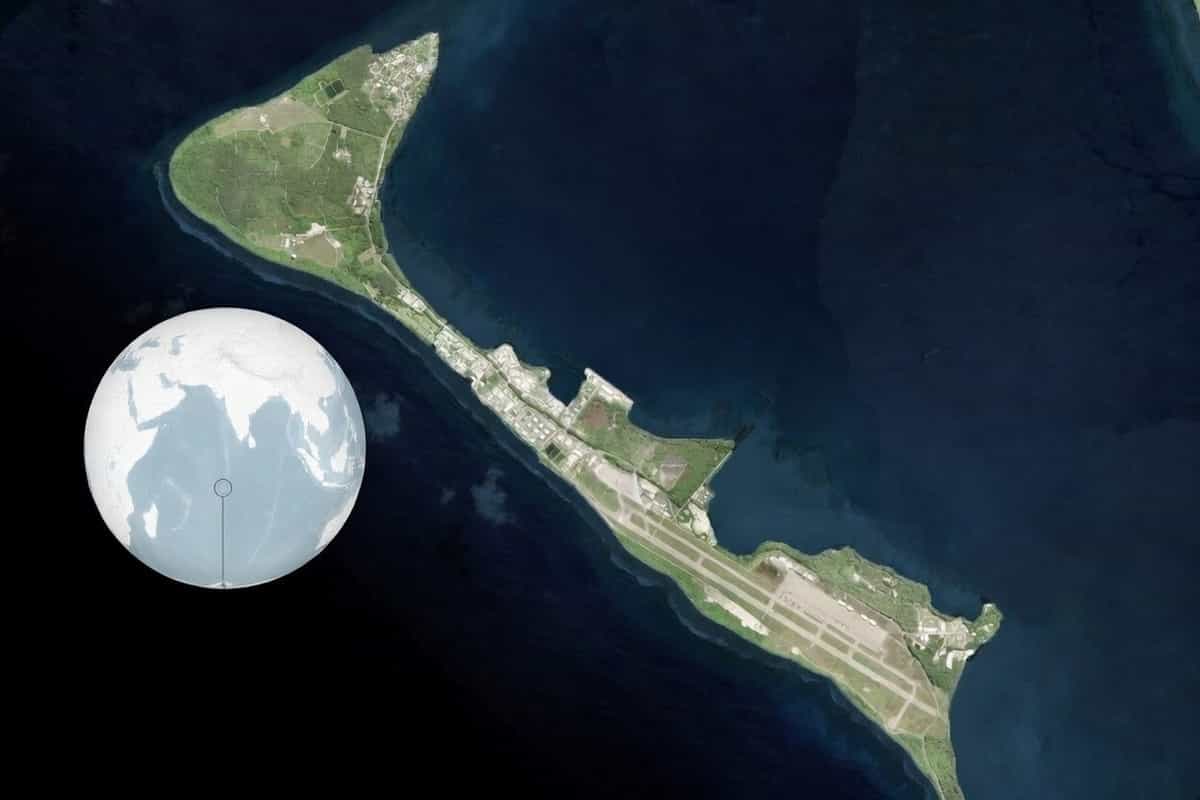 جزیره استراتژیک دیهگو گارسیا محل استقرار نیروهای آمریکایی (عکس: خبرگزاری فرانسه)