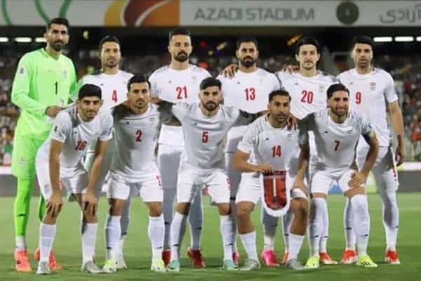 تصویری از بازیکنان تیم ملی فوتبال ایران