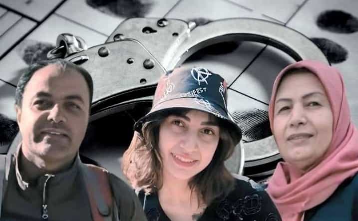 بستگان دستگیر شده زندانی سیاسی اعدام شده، بابک علیپور: ام البنین دهقان (مادر، ۶۳ ساله) و مریم (۳۱ ساله) و روزبه علیپور (۴۰ ساله)