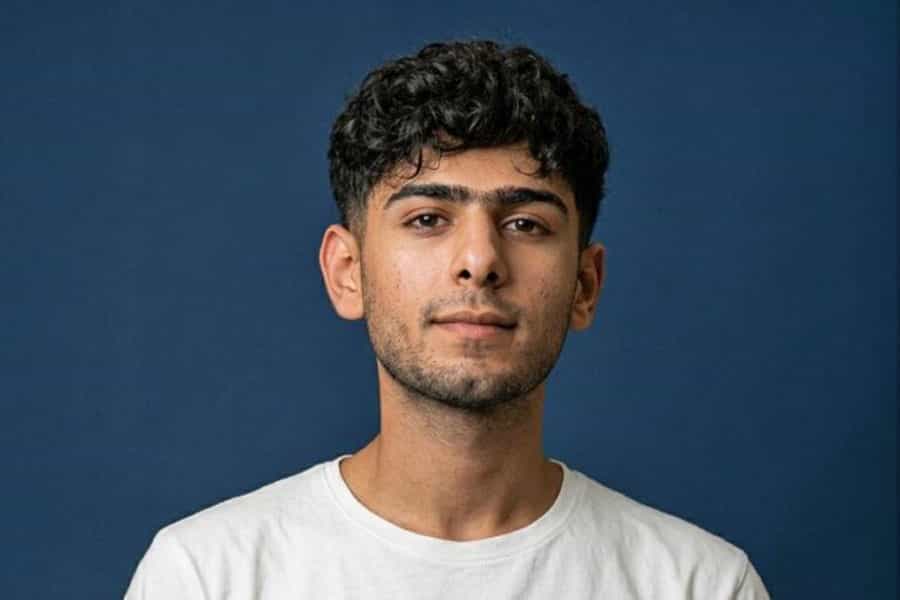 تصویری از چهره حسین غاوی