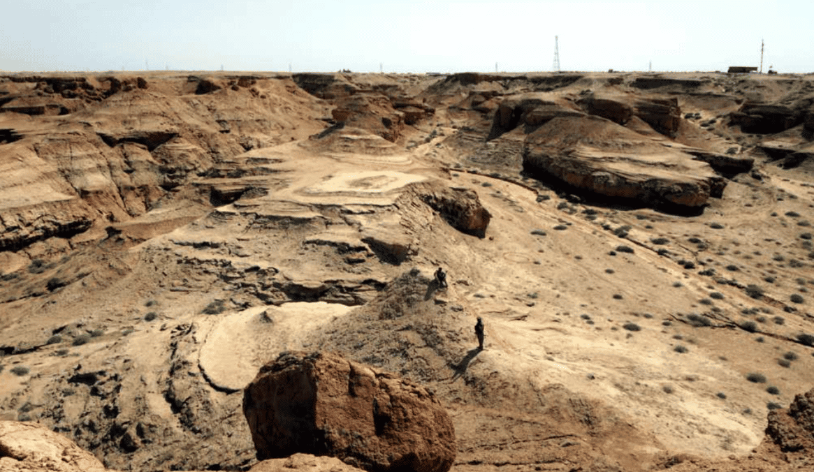 عکس تزئینی: تصویری از صحرا در غرب عراق
