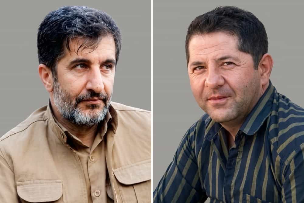 تصویری از چهره‌های اسماعیل خاطری و فواد شادی