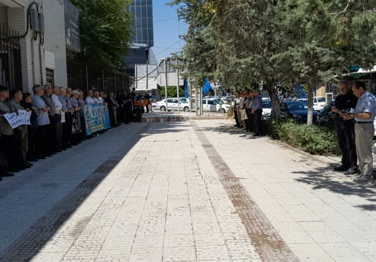 اعتراضات بازنشستگان تأمین اجتماعی در هفتم تیر سال جاری در کرمانشاه
