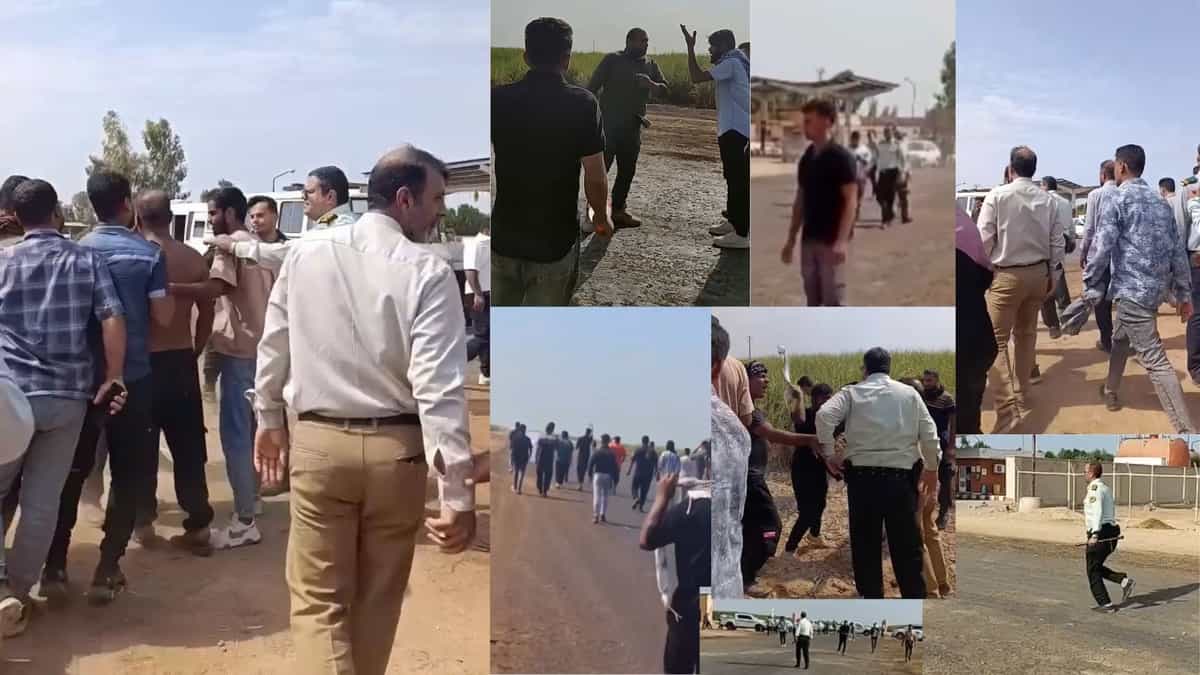 زمین رفت، کار نیامد؛ اعتراض جویندگان کار در حاشیه نیشکر خوزستان