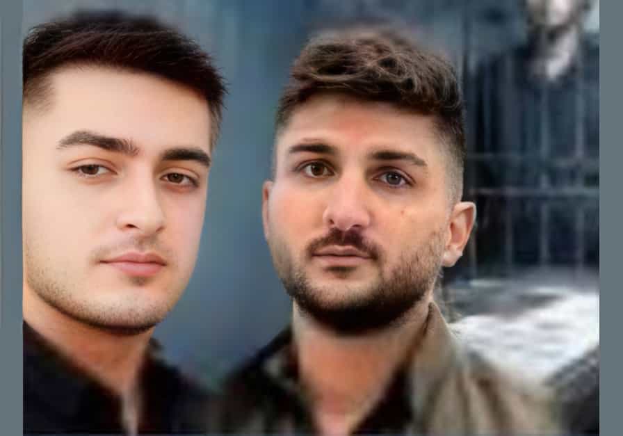 حسن و حسین امیری، دو برادر دوقلو محکوم به اعدام. عکس از کنشگران حقوق بشر