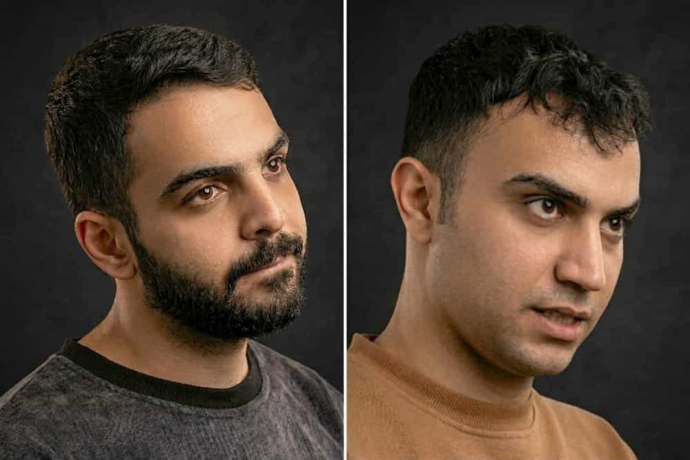 تصویری از چهرههای علیرضا رئیسی و علیرضا سپاهی
