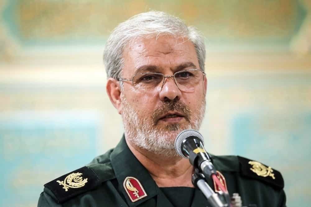 تصویری از چهره حسین محبی، سخنگوی سپاه پاسداران